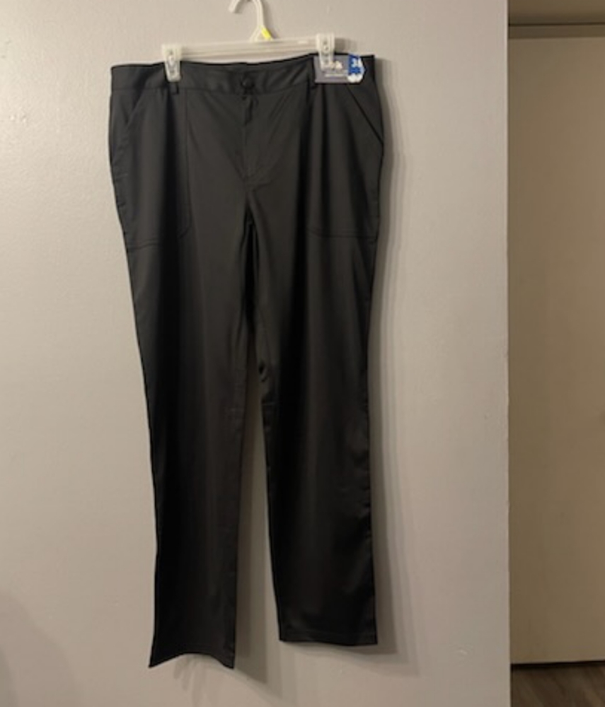 Royal Class Mens Final $6  Straight Leg 5 Pct. Pants Blk Sz. 38